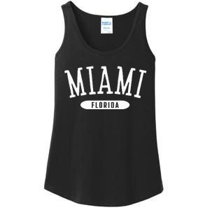 Miami Classic Style Miami Florida FL Ladies Essential Tank