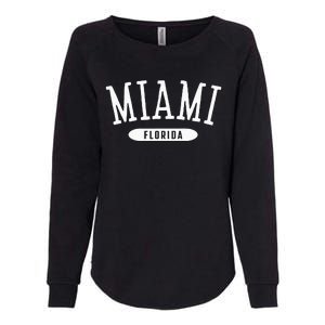 Miami Classic Style Miami Florida FL Womens California Wash Sweatshirt