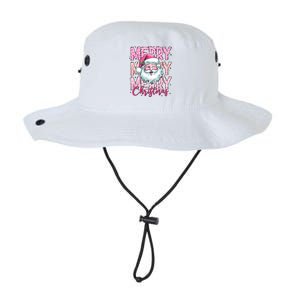 Merry Christmas Santa Claus Rero Pink Legacy Cool Fit Booney Bucket Hat