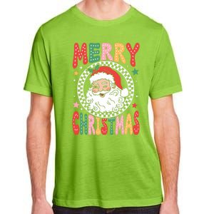 Merry Christmas Santa Claus Christmas Vibes Adult ChromaSoft Performance T-Shirt