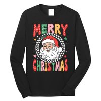 Merry Christmas Santa Claus Christmas Vibes Long Sleeve Shirt