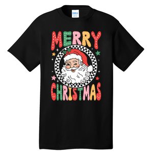 Merry Christmas Santa Claus Christmas Vibes Tall T-Shirt