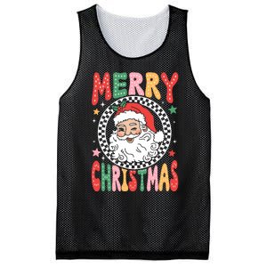 Merry Christmas Santa Claus Christmas Vibes Mesh Reversible Basketball Jersey Tank