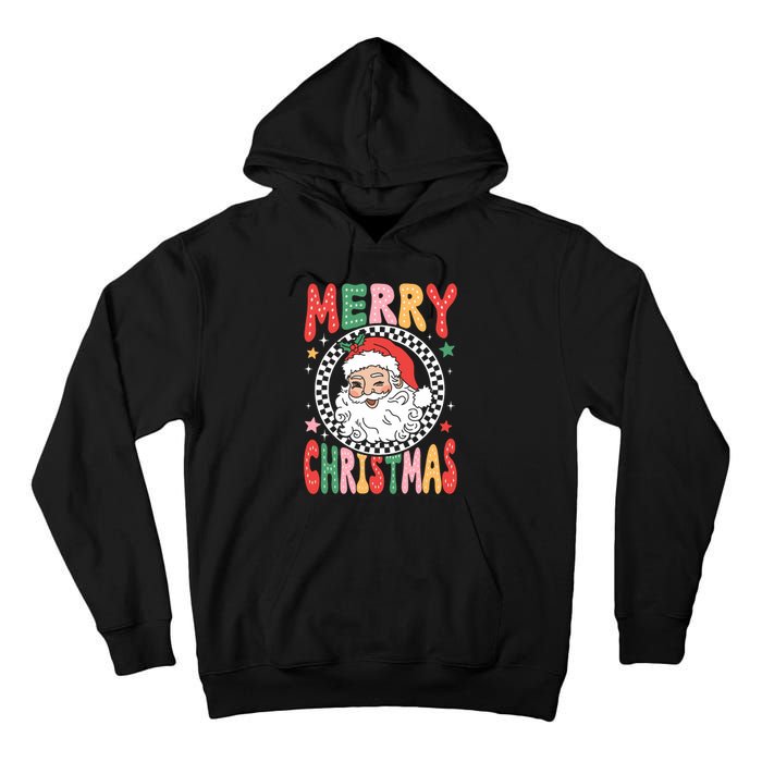 Merry Christmas Santa Claus Christmas Vibes Tall Hoodie