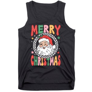 Merry Christmas Santa Claus Christmas Vibes Tank Top