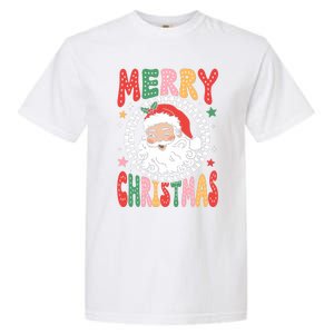 Merry Christmas Santa Claus Christmas Vibes Garment-Dyed Heavyweight T-Shirt