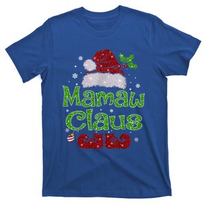 Mamaw Claus Santa Funny Christmas Pajama Matching Family Funny Gift T-Shirt