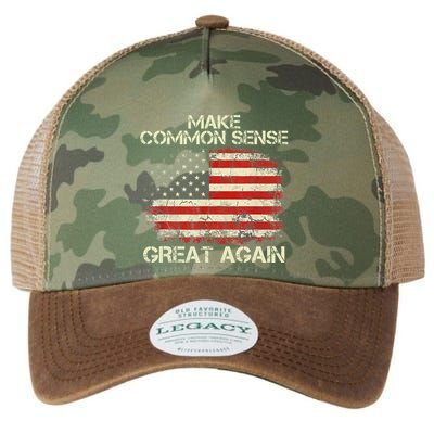 Make Common Sense Great Again Legacy Tie Dye Trucker Hat