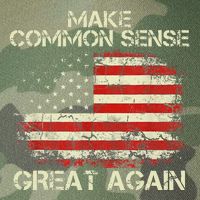 Make Common Sense Great Again Legacy Tie Dye Trucker Hat