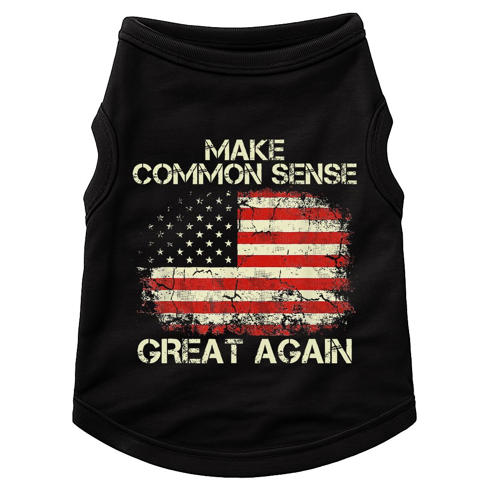 Make Common Sense Great Again Doggie Tank