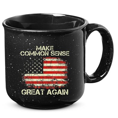 Make Common Sense Great Again 15oz Campfire Ceramic Mug