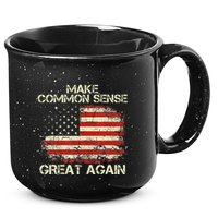 Make Common Sense Great Again 15oz Campfire Ceramic Mug