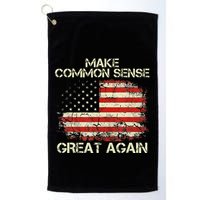 Make Common Sense Great Again Golf Towel