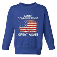 Make Common Sense Great Again Toddler Sweatshirt