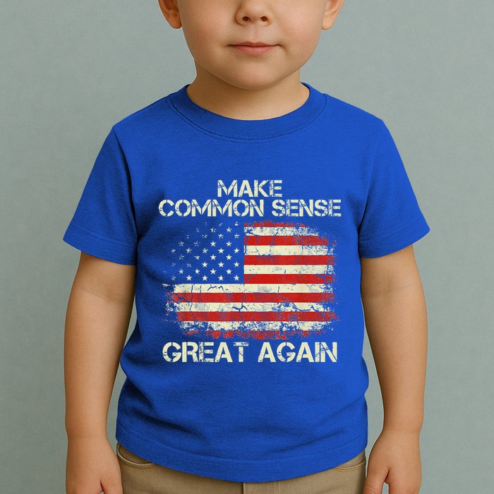Make Common Sense Great Again Toddler T-Shirt