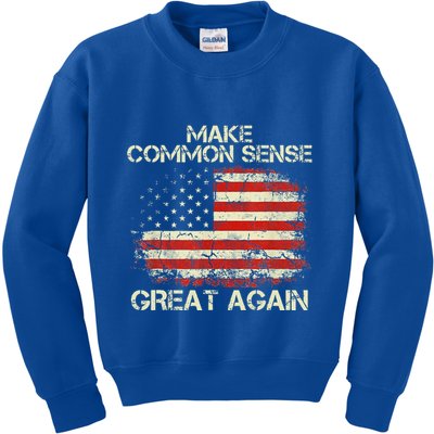 Make Common Sense Great Again Kids Sweatshirt
