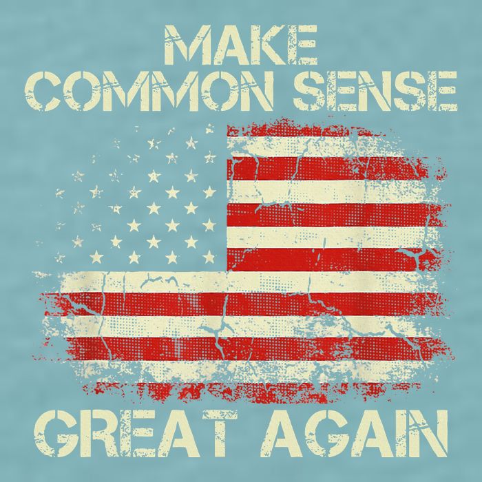 Make Common Sense Great Again Sueded Cloud Jersey T-Shirt