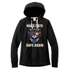 Make Cats Safe Again Women's Fleece Hoodie