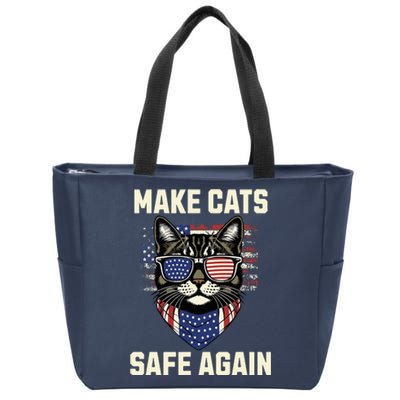 Make Cats Safe Again Zip Tote Bag