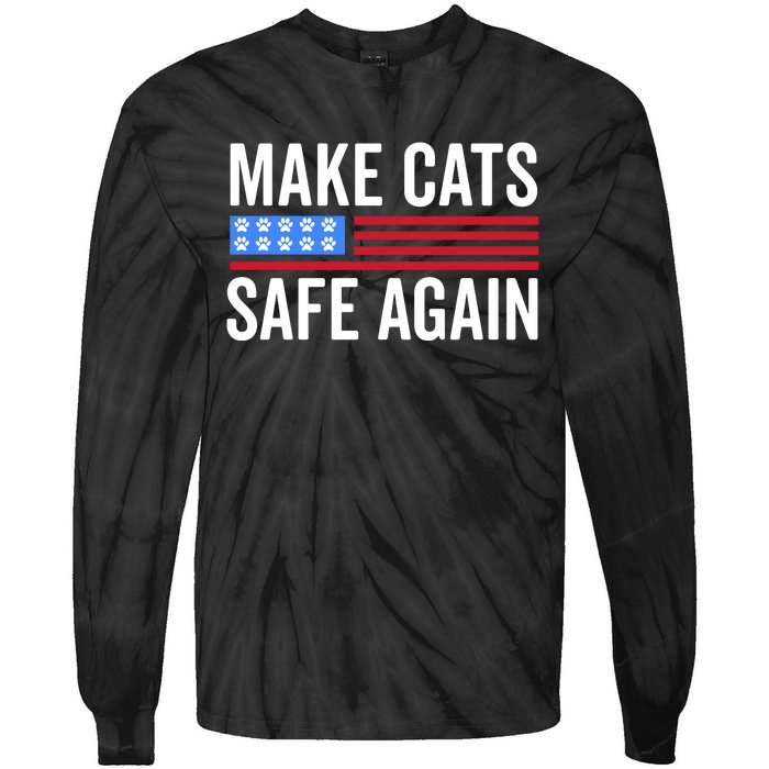 Make Cats Safe Again TheyRe Eating The Pets Tie-Dye Long Sleeve Shirt