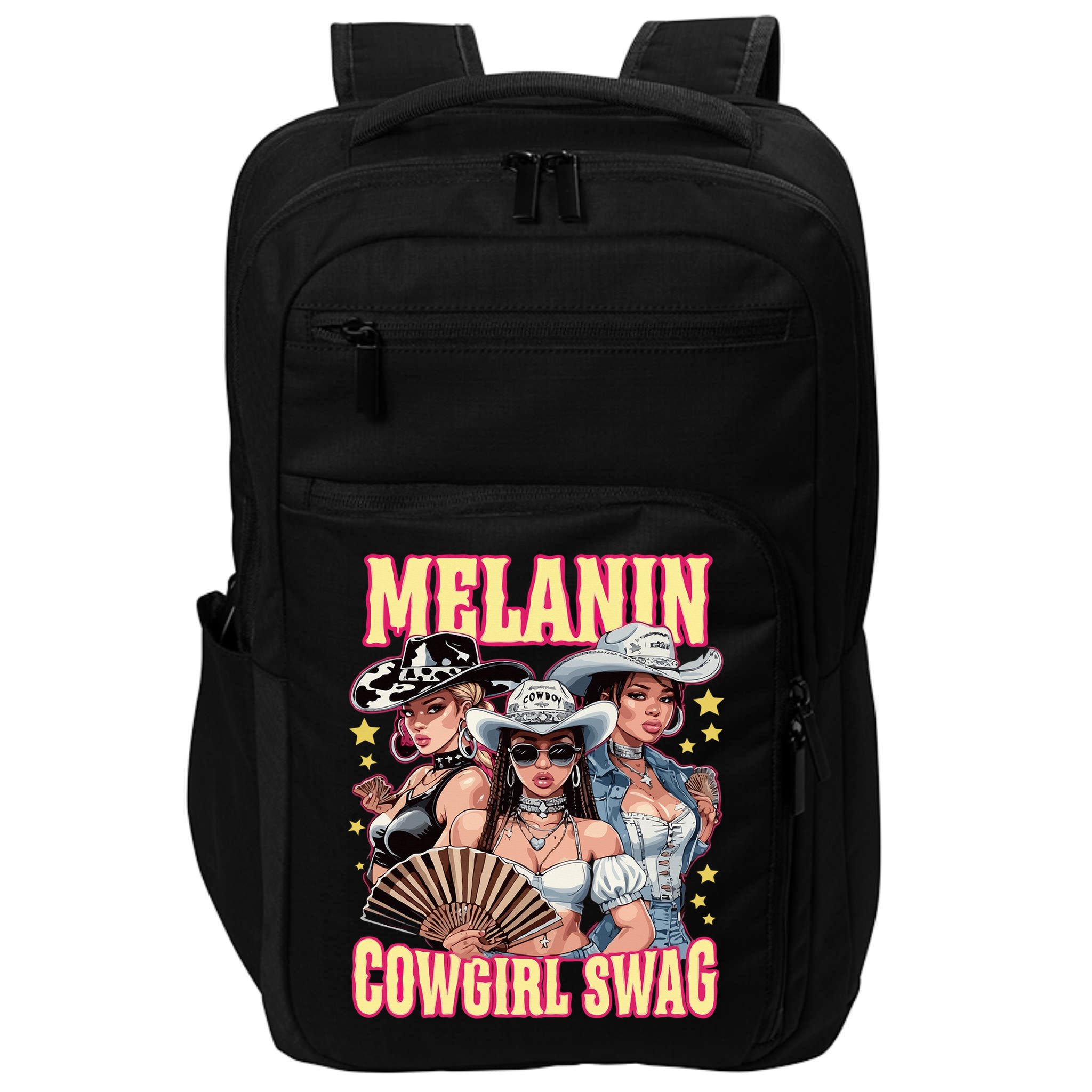 Melanin Cowgirl Swag Black History African Girl Impact Tech Backpack