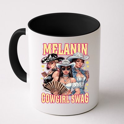 Melanin Cowgirl Swag Black History African Girl Mug