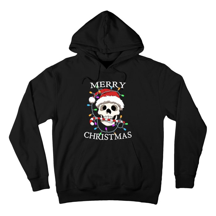 Merry Christmas Skull Skeleton Hoodie