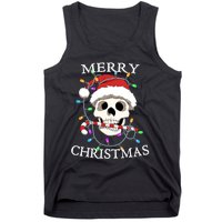 Merry Christmas Skull Skeleton Tank Top