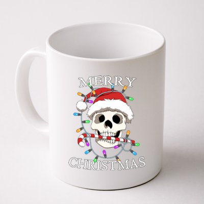 Merry Christmas Skull Skeleton Coffee Mug