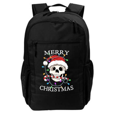 Merry Christmas Skull Skeleton Backpack