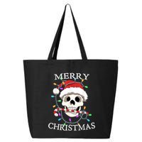 Merry Christmas Skull Skeleton 25L Jumbo Tote
