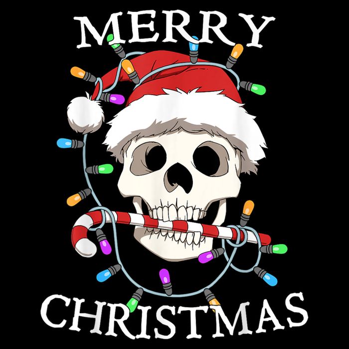 Merry Christmas Skull Skeleton Wool Snapback Cap