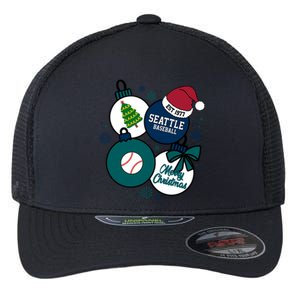 Merry Christmas Seattle Baseball Est 1977 Flexfit Unipanel Trucker Cap