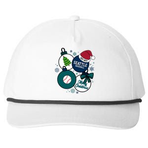 Merry Christmas Seattle Baseball Est 1977 Snapback Five-Panel Rope Hat