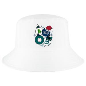 Merry Christmas Seattle Baseball Est 1977 Cool Comfort Performance Bucket Hat