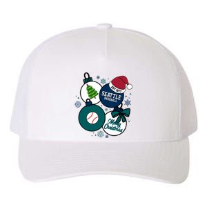 Merry Christmas Seattle Baseball Est 1977 Yupoong Adult 5-Panel Trucker Hat