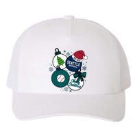 Merry Christmas Seattle Baseball Est 1977 Yupoong Adult 5-Panel Trucker Hat