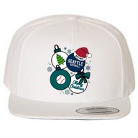 Merry Christmas Seattle Baseball Est 1977 Wool Snapback Cap