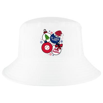 Merry Christmas St Louis Baseball Est 1882 Cool Comfort Performance Bucket Hat