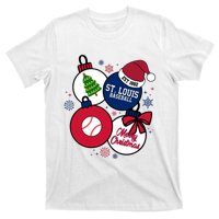 Merry Christmas St Louis Baseball Est 1882 T-Shirt