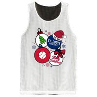 Merry Christmas St Louis Baseball Est 1882 Mesh Reversible Basketball Jersey Tank