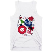 Merry Christmas St Louis Baseball Est 1882 Tank Top