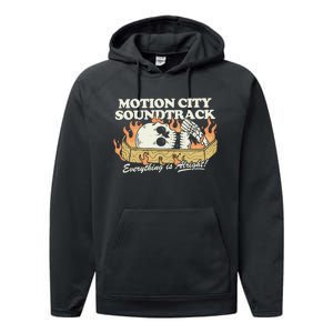 Motion City Soundtrack Everything Is Alright Coffin Performance Fleece Hoodie