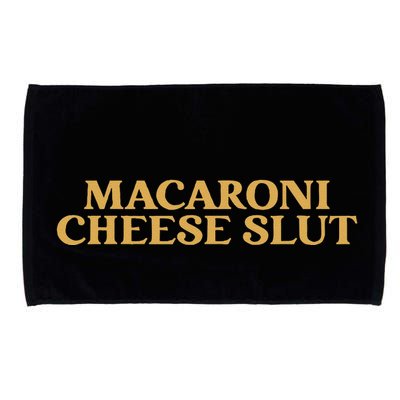 Macaroni Cheese Slut Funny Mac And Cheese Lover Design Microfiber Hand Towel