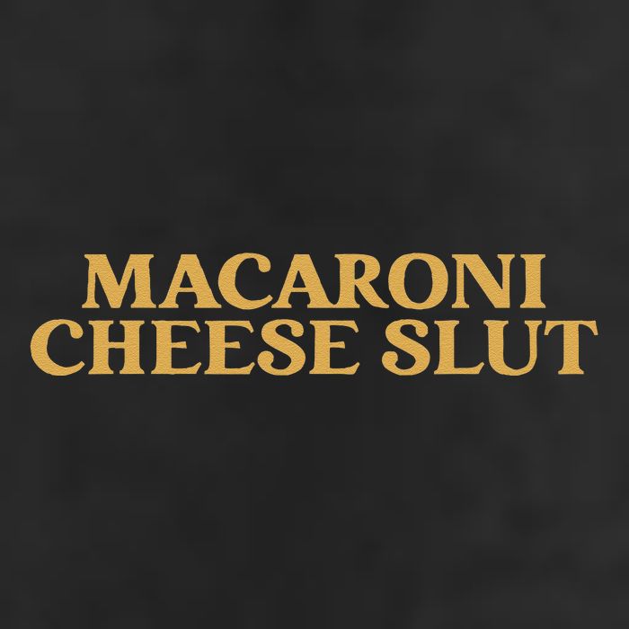 Macaroni Cheese Slut Funny Mac And Cheese Lover Design Microfiber Hand Towel