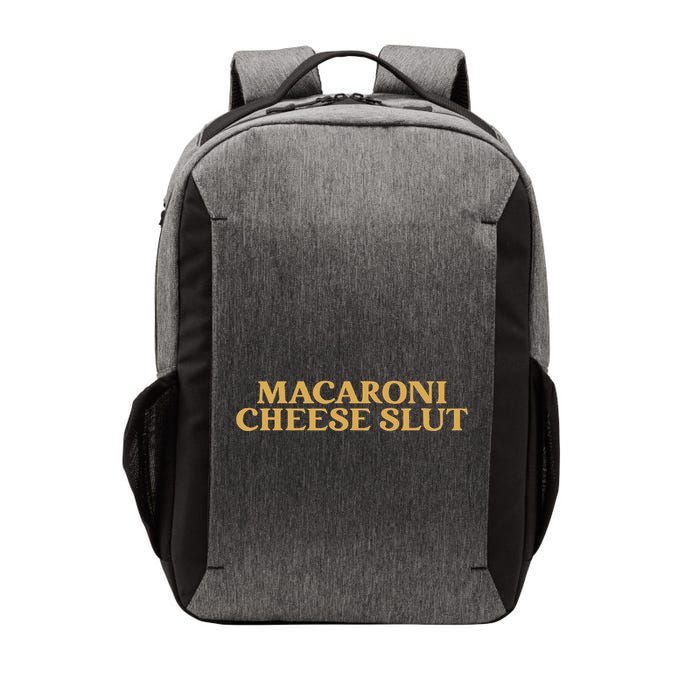 Macaroni Cheese Slut Funny Mac And Cheese Lover Design Vector Backpack