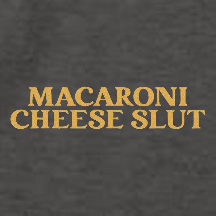 Macaroni Cheese Slut Funny Mac And Cheese Lover Design Vector Backpack