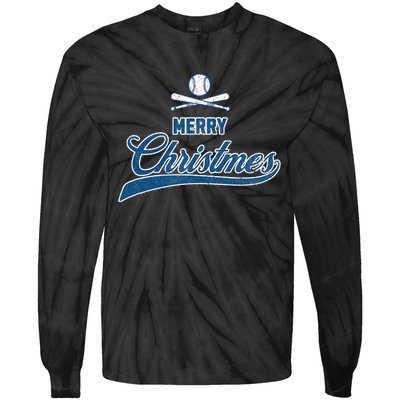 Merry Christmas Santa Sport All Sports Tie-Dye Long Sleeve Shirt