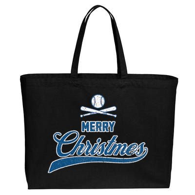 Merry Christmas Santa Sport All Sports Cotton Canvas Jumbo Tote