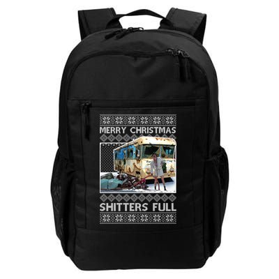 Funny Merry Christmas Shitters Full Ugly Christmas Sweater Backpack